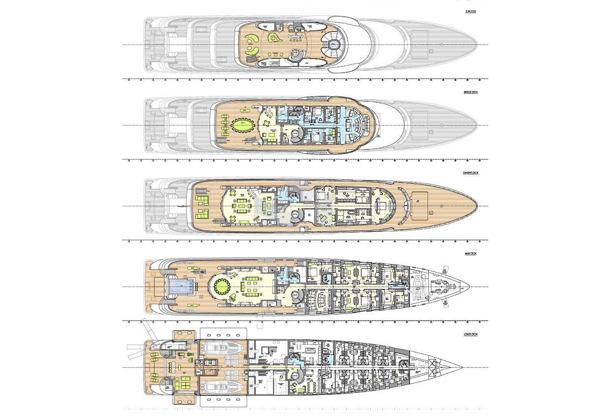 Here Comes The Sun layout deckplan ga
