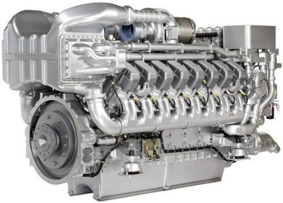 MTU Rolls Royce 12V 2000 M70 marine propulsion engine